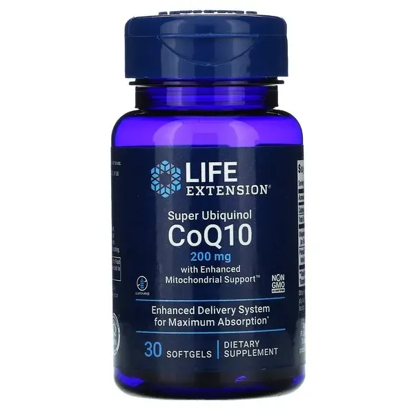 Super Ubichinol CoQ10 su sustiprinto mitochondrijų parama