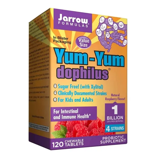 Yum-Yum Dophilus, 1 Billion CFU (Raspberry)