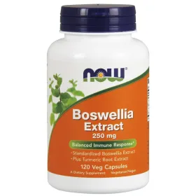 Boswellia Extract Plus Turmeric Root Extract, 250mg