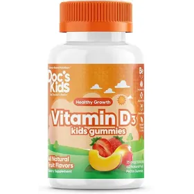 Vitamin D3 Kid's Gummies, Fruit Flavours