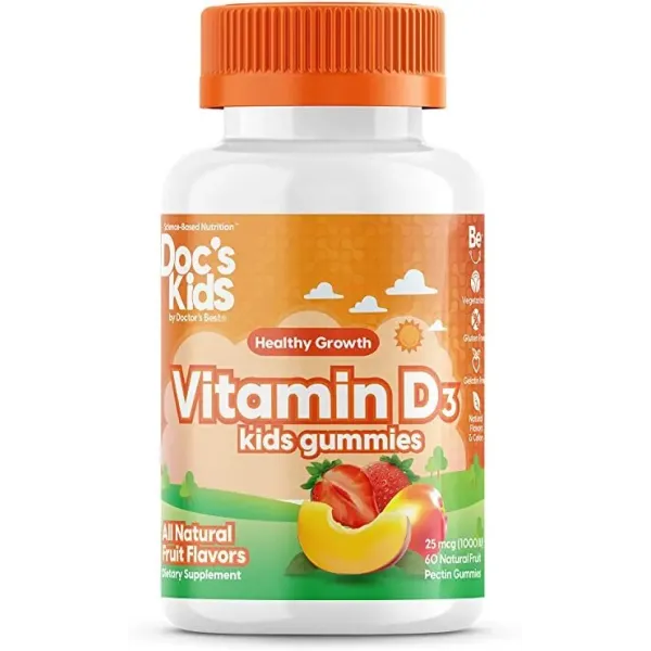 Vitamin D3 Kid's Gummies, Fruit Flavours
