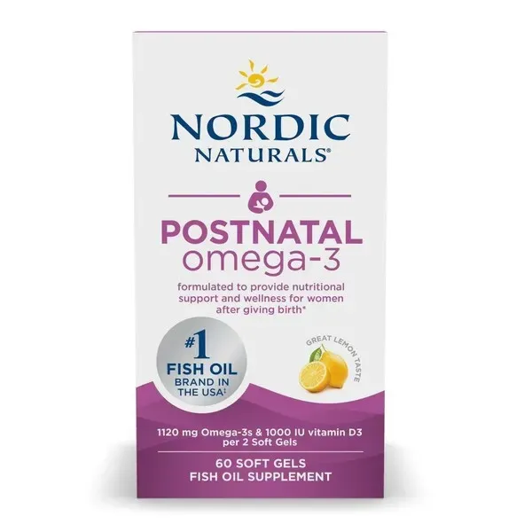 Postnatal Omega-3, 1120mg Lemon