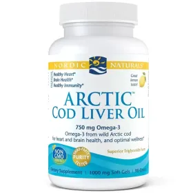 Arctic Cod Liver Oil, 750mg Lemon (EAN 768990577857)