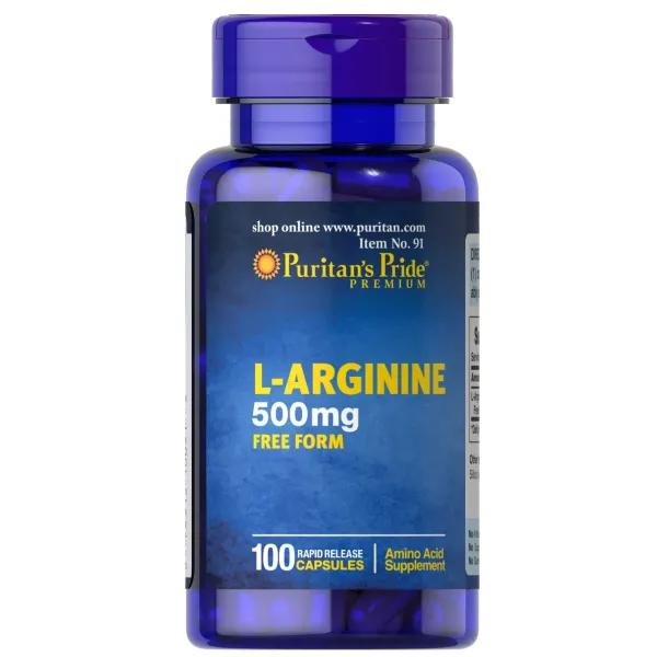 L-Arginine, 500mg