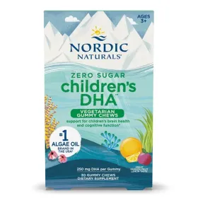 Children's DHA Vegetarian Gummy Chews, 250mg Passion Fruit Lemon