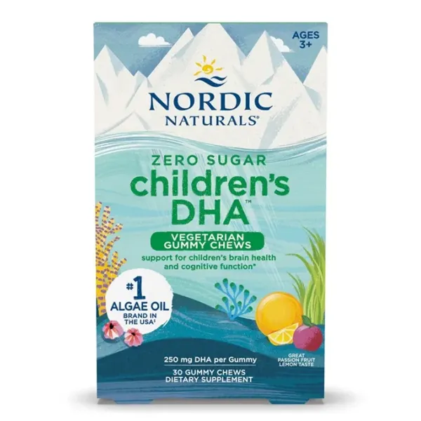 Vaikiškas DHR vegetariškas Gummy Chews, 250 mg Passion vaisių citrinos