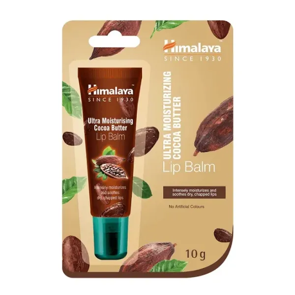 Itin drėkinantis kakavos sviesto lūpų balzamas Himalaya