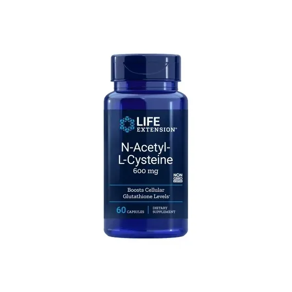 N-Acetil-L-cisteinas, 600 mg