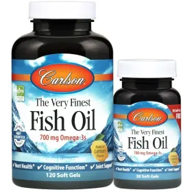 The Very Finest Fish Oil - 700mg Omega-3s, Natural Orange