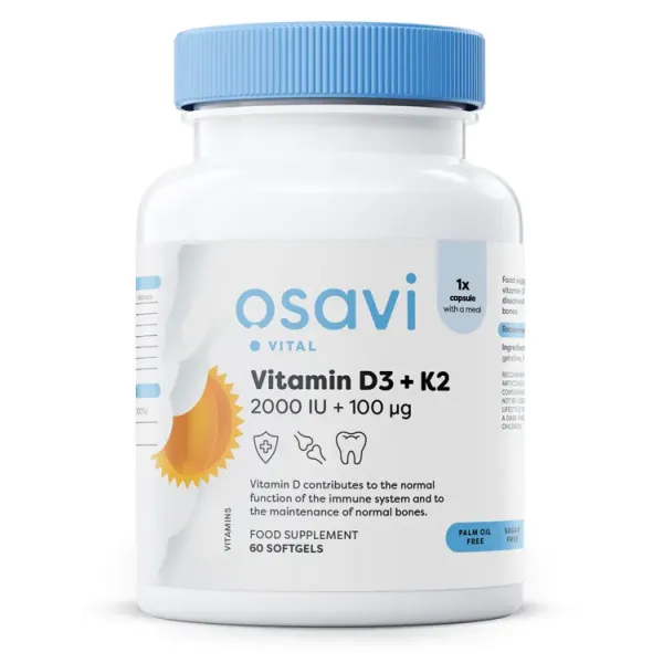 Vitamin D3 + K2
