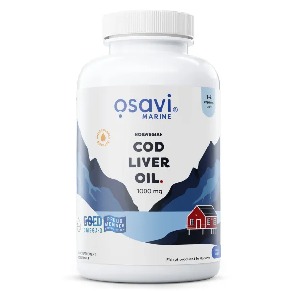 Norwegian Cod Liver Oil Softgels