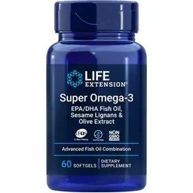 Super Omega-3 EPA/DHA with Sesame Lignans & Olive Extract