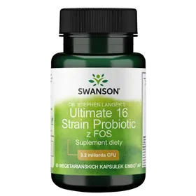 Dr. Stephen Langer's Ultimate 16 Strain Probiotic z FOS, 3.2 Miliarda CFU