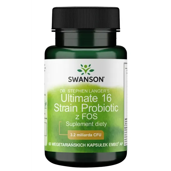 Dr. Stephen Langer's Ultimate 16 Strain Probiotic z FOS, 3.2 Miliarda CFU