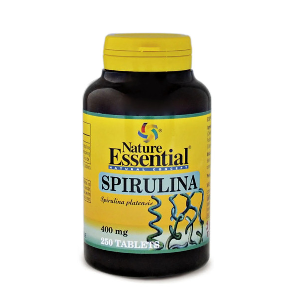 Nature Ess Espirulina 400 Mg 250 Tabletas