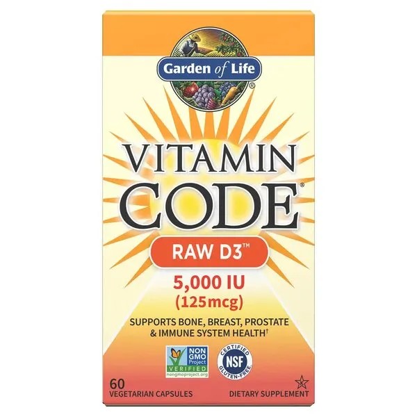Vitamin Code Raw D3, 5000 IU