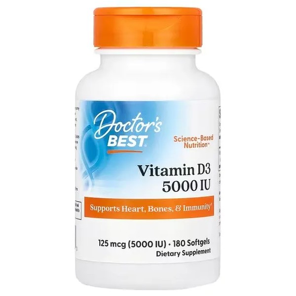 Vitamin D3, 5000 IU