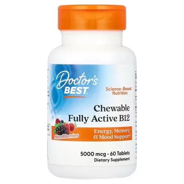 Chewable Fully Active B12, Mixed Berries