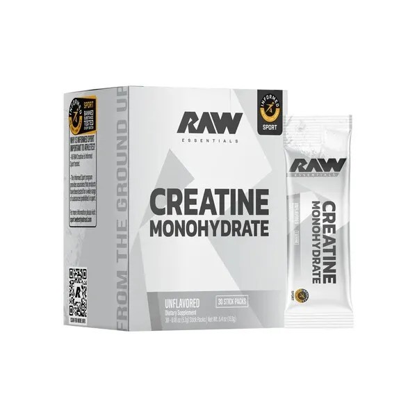 Creatine Monohydrate Stick Packs, Unflavoured