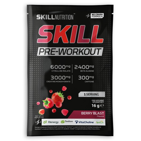 Skill Pre-Workout, Berry Blast