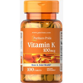Vitamin K, 100mcg