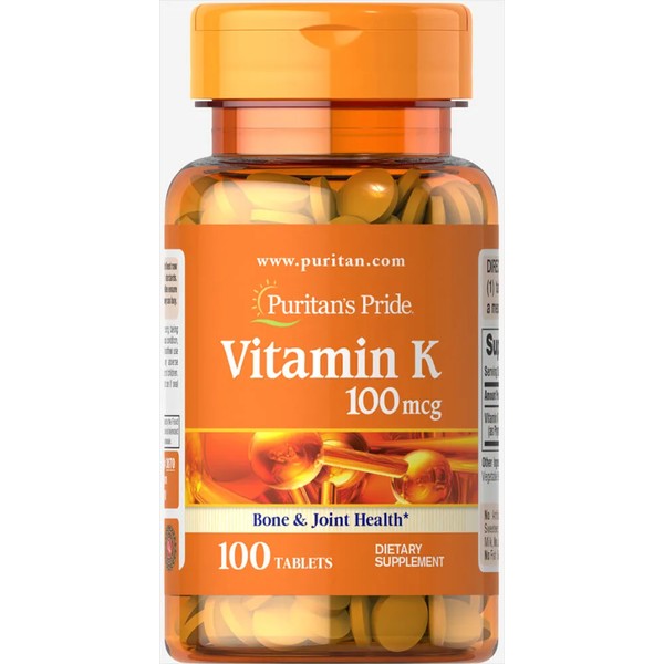 Vitamin K, 100mcg