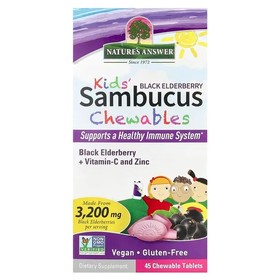 Kid's Sambucus Chewables, Black Elderberry