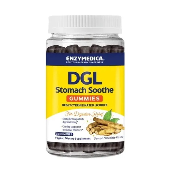 DGL Stomach Soothe Gummies, German Chocolate