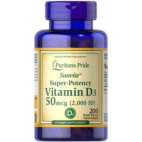 Super-Potency Vitamin D3, 50mcg