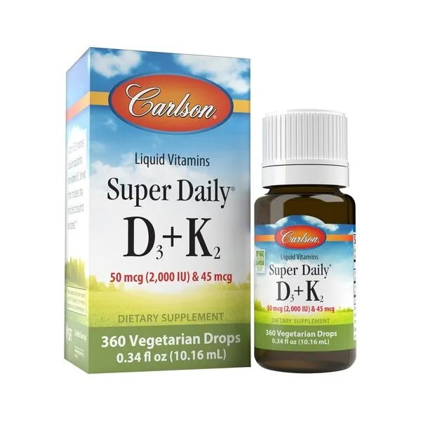 Super Daily D3 + K2, 2000 IU