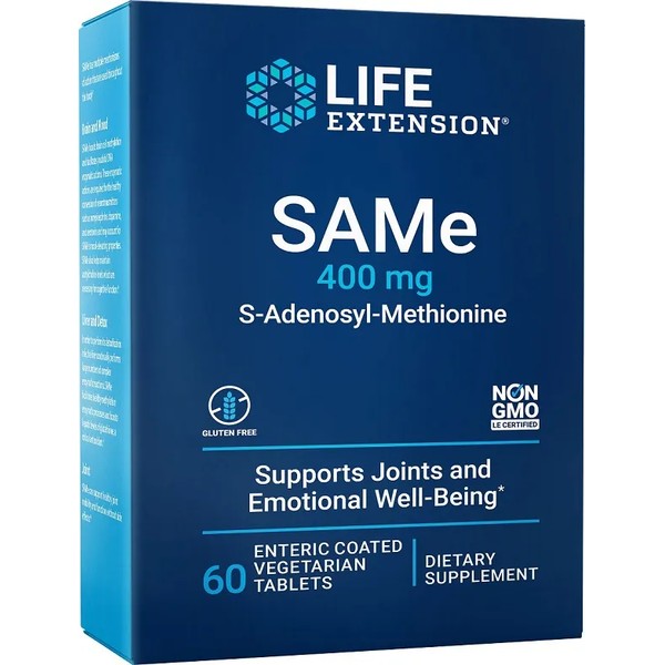 SAMe S-Adenosyl-Methionine, 400mg