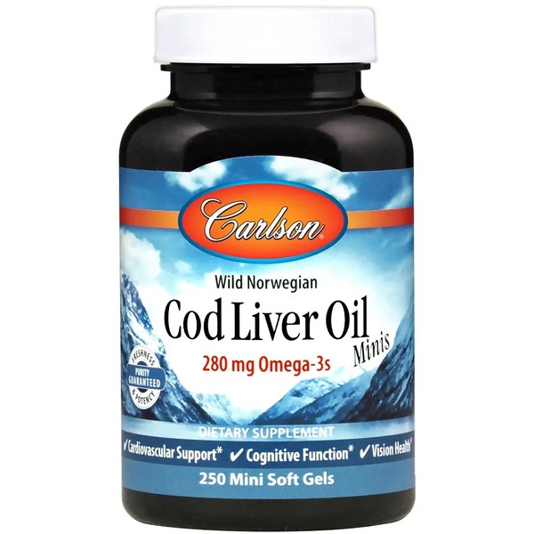 Cod Liver Oil Minis, 280mg