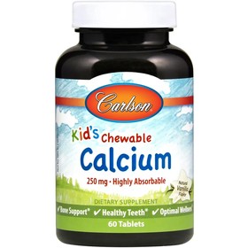 Kid's Chewable Calcium, 250mg Natural Vanilla