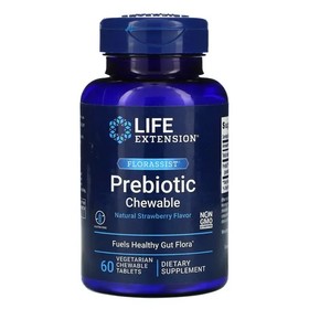 Florassist Prebiotic Chewable, Natural Strawberry