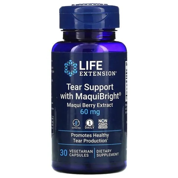 Tear Support with MaquiBright (Maqui Berry Extract), 60mg