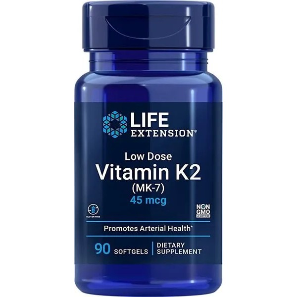 Low Dose Vitamin K2 (MK-7), 45mcg