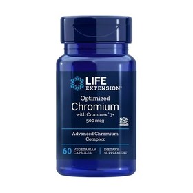 Optimized Chromium with Crominex 3+, 500mcg