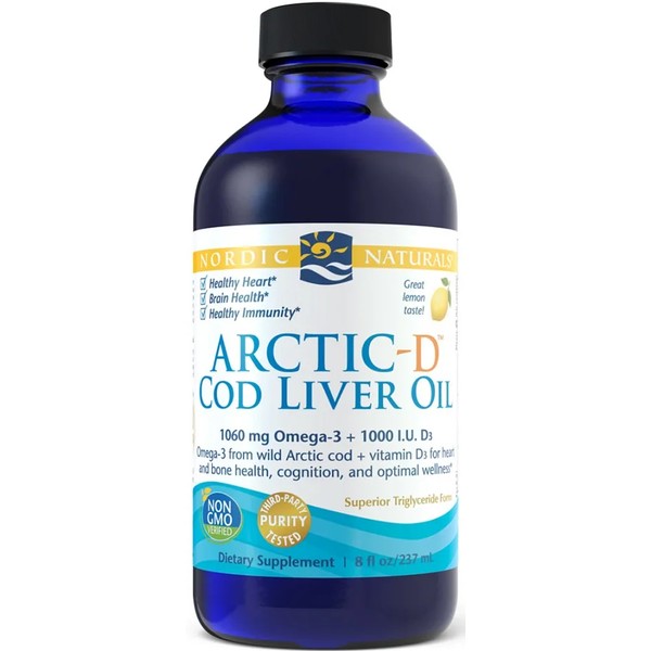 Arctic-D Cod Liver Oil, Lemon
