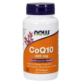 CoQ10 with Vitamin E & Sunflower Lecithin, 400mg