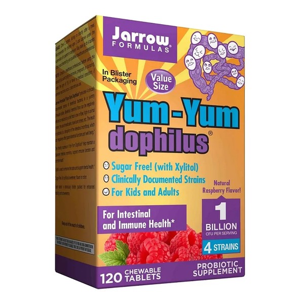 Yum-Yum Dophilus, 1 Billion CFU (Raspberry)