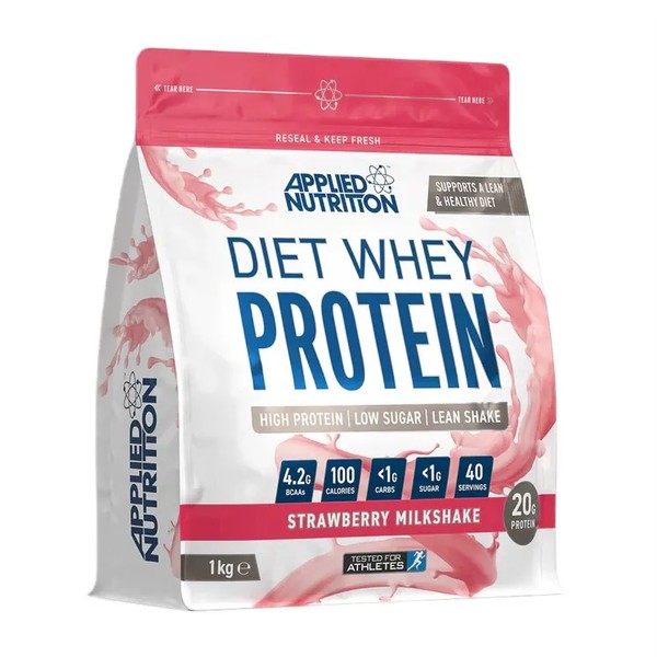 Diet Whey, Strawberry Milkshake (EAN 634158938238)
