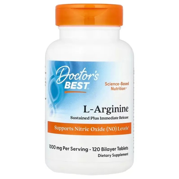 L-Arginine - Sustained + Immediate Release, 1000mg