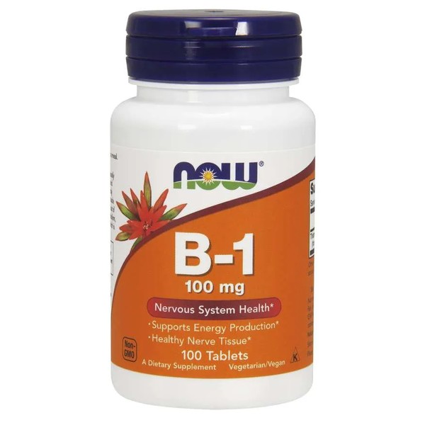 Vitamin B-1 Thiamine, 100mg