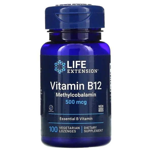 Vitamin B12 Methylcobalamin, 500mcg