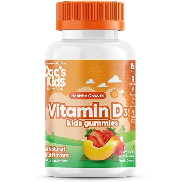 Vitamin D3 Kid's Gummies, Fruit Flavours