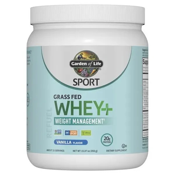 Sport Grass Fed Whey+ Weight Management, Vanilla