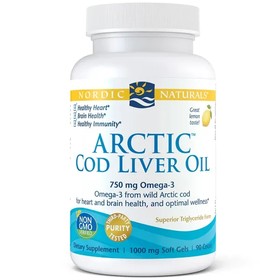 Arctic Cod Liver Oil, 750mg Lemon (EAN 768990577857)