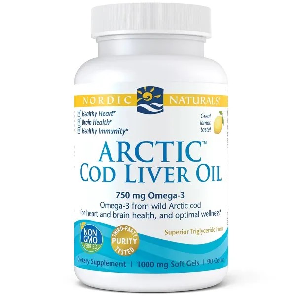 Arctic Cod Liver Oil, 750mg Lemon (EAN 768990577857)