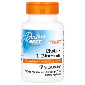Choline L-Bitartrate, 550mg