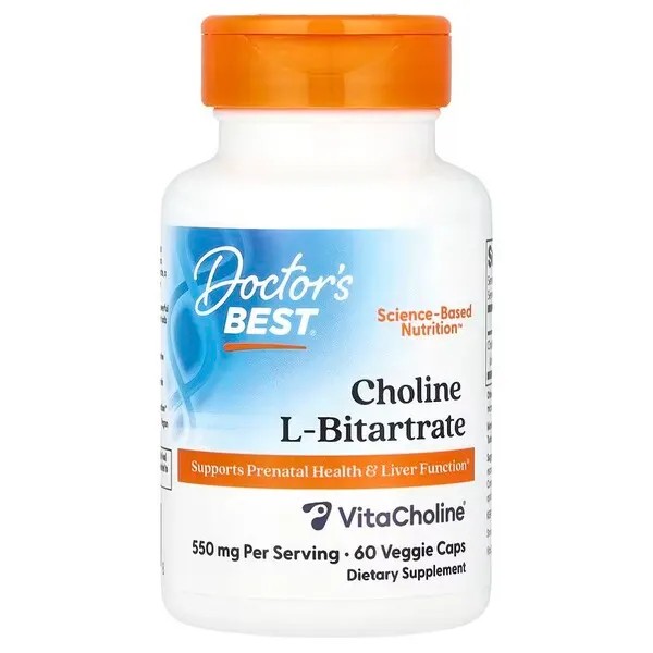 Choline L-Bitartrate, 550mg